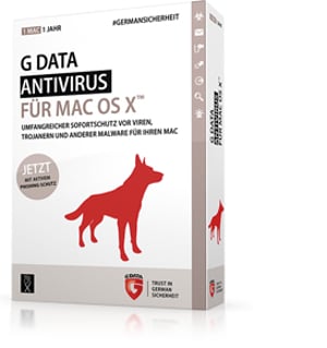 G DATA AntiVirus for Mac, 3Mac, 1 Year, ESD Bezpieczeństwo antywirusowe Niemiecki 1 lat(a)