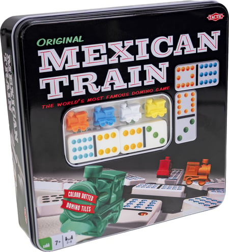 Tactic Mexican Train Tin Box