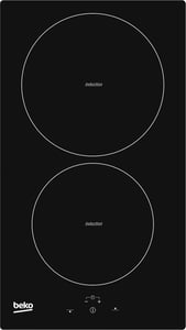 Beko HDMI 32400 DT Black Built-in 30 cm Induction Cooktop, 2 zones