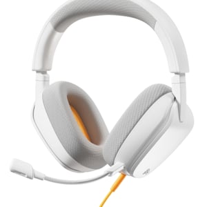 Glorious Gaming Glorious GHS Eternal – stereohörlurar för gaming till PC, PS5, PS4, Xbox och Switch – specialanpassade högtalare, avtagbar mikrofon, 3,5 mm – tåliga, bekväma dygnet runt – vita