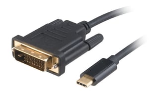 Akasa AK-CBCA10-18BK DVI-Kabel 1,8 m DVI-D Schwarz