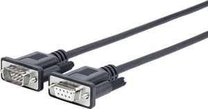 Vivolink PRORS10 Parallelkabel, schwarz, 10 m, RS-232