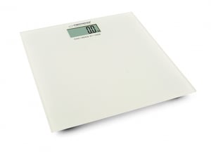 Esperanza EBS002W Waage, rechteckig, weiß, elektronische Personenwaage