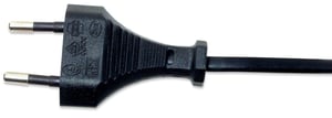 Manhattan 339100 Power Cable, Black, 1.8 m, CEE7/16 C7 Panel