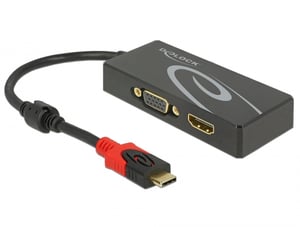 DeLOCK 87730 zewnętrzna karta graficzna usb 3840 x 2160 px Czarny