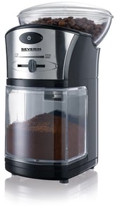 Severin KM 3874 Coffee Grinder, 100 W, Black, Silver