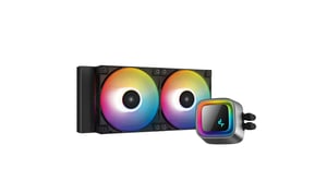 DeepCool LS520 All-in-one-vätskekylare för processor, 12 cm, svart, 1 st.