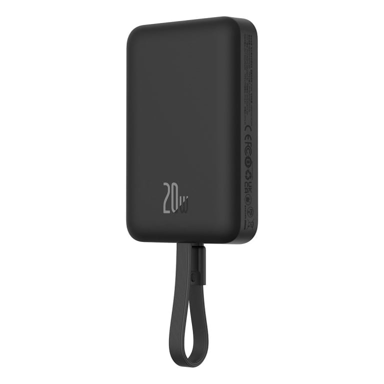 фото Зовнішній акумулятор (павербанк) Baseus Magnetic Mini Wireless iP Edition 10000mAh 20W Black (P10022109113-00)