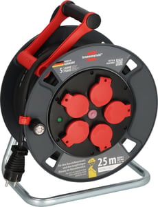 Brennenstuhl 9232250100 reel, 5 x power outlet, 25 m