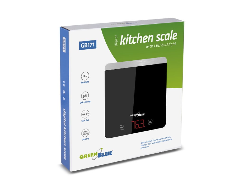фото Ваги кухонні електронні Greenblue 53517