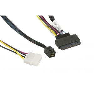 Supermicro CBL-SAST-0957 kabel SAS 0,55 m Czarny