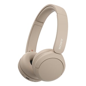 Sony WH-CH520 Kopfhörer, kabellos, Kopfbügel, Verbindungen/Musik, USB Typ C, Bluetooth, Ladestation, cremefarben