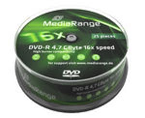 MediaRange MR403 DVD-skiva 4,7 GB DVD-R 25 st.