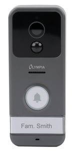 Olympia 6024 dörrklocksats Svart