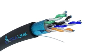 Extralink CAT6 FTP (F/UTP) Twisted-Pair Network Cable, Outdoor Gel-Filled, 305M