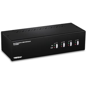 Trendnet TK-440DP KVM-Switch Schwarz, Silber