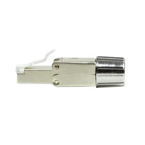 LogiLink MP0080 - CAT.8.1 Field-Assembled RJ45 Connector, Gray, Stainless Steel
