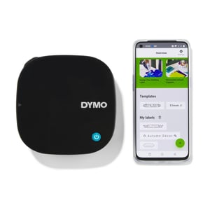 DYMO LetraTag Drukarka etykiet 200B z technologią Bluetooth | Kompaktowa drukarka etykiet | Łączy się z urządzeniami z systemem operacyjnym iOS lub Android