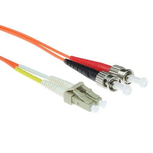 ACT RL7015 InfiniBand/Fiber Optic Cable, 15 m, LC to ST, Orange
