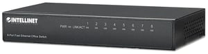 Intellinet 8-Port-Fast-Ethernet-Office-Switch Fast Ethernet (10/100) Schwarz