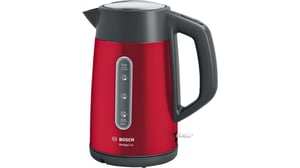 Bosch TWK4P434 Wasserkocher 1,7 l, 2400 W, Schwarz, Rot