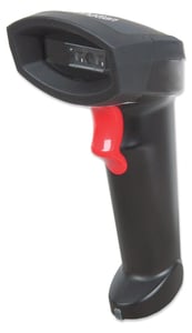 Manhattan 178617 Barcode Scanner Handheld 1D CCD Barcode Scanner Black