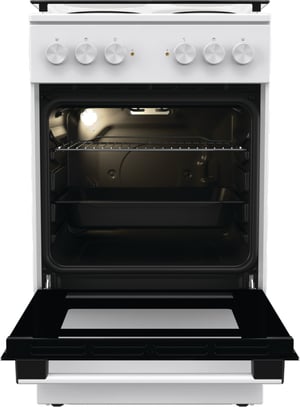 Gorenje GE5A21WH pierkarnik Kuchenka wolnostojąca Prąd elektryczny Płyta uszczelniona Biały