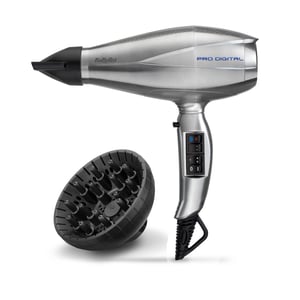 BaByliss Pro Digital Haartrockner 2200 W Grau, Silber