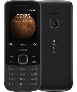 Nokia 225 4G 6,1 cm (2,4") 90,1 g Svart Funktionell telefon