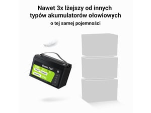 Green Cell CUBE Akumulator LiFePO4 100Ah 12.8V 1280Wh LFPGC12V100AH