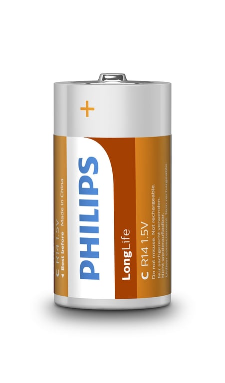 Philips LongLife Bateria R14L2B/10