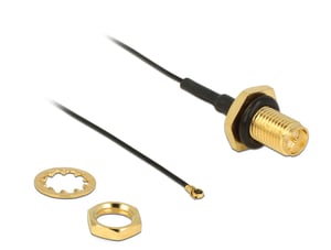 DeLOCK 0,2 m, RP-SMA/MHF IV Koaxialkabel 0,2 m MHF IV / HSC MXHP32