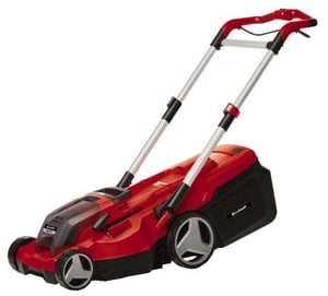 Einhell RASARRO Handrasenmäher mit Akku, schwarz, rot