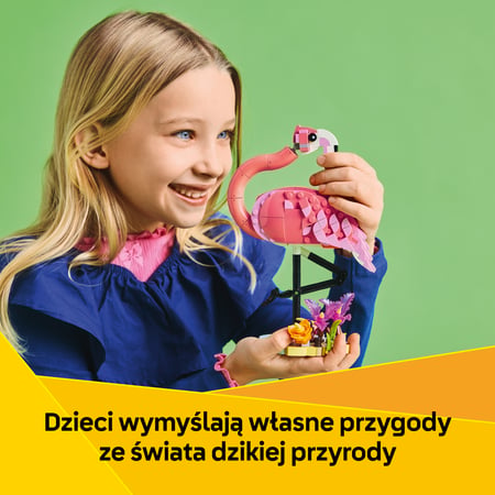 LEGO Creator Dzikie zwierzęta: różowy flaming