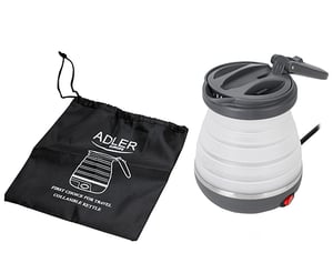 Adler AD 1279 czajnik elektryczny 0,6 l 750 W Czarny, Biały