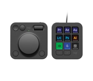 Logitech MX Creative Console Bluetooth-/USB-tangentbord, grafitgrå