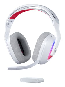 Logitech G Astro A20 X Wired and Wireless Headset, Headband, Gaming, USB Type-C, Bluetooth, White