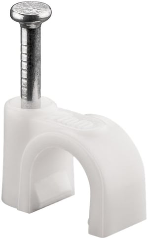 Goobay 17079 Cable Organizer, White, 100 pcs.