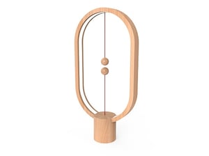 Allocacoc Heng Balance lampa stołowa LED Drewno
