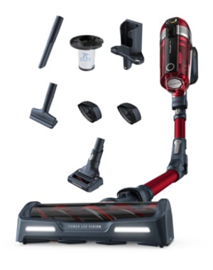 Tefal TY9879WO Stabstaubsauger/Elektrobürste Vertikaler Staubsauger Akku Trocken Beutellos 0,9 l Schwarz, Rot