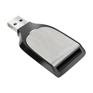 SanDisk Extreme Pro USB 3.2 Gen 1 (3.1 Gen 1) Kartenlesegerät, Schwarz, Grau