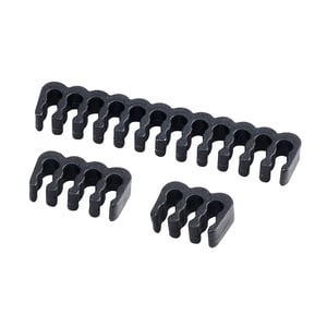 Akasa Kabelkamm Set - 3mm schwarz organizer do kabli Czarny