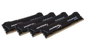 HyperX Savage Memory Black 16 GB DDR4 2133 MHz Kit minnesmodul 4 x 4 GB 288-stifts DIMM