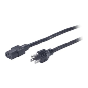 APC PWR C13 / 5-15P, 2.4 m Czarny 2,4 m NEMA 5-15P