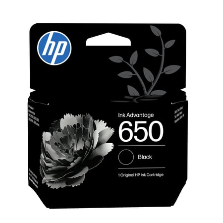HP 650 oryginalny wkład atramentowy Ink Advantage czarny
