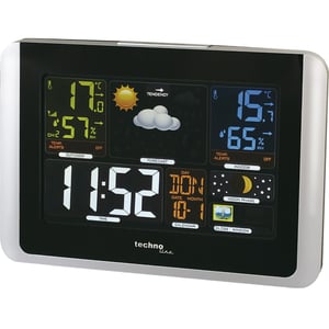 Technoline WS 6442 cyfrowa stacja meteorologiczna Czarny, Srebrny LCD Bateria