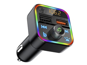 BLOW 74-164# FM-sändare 87,5–108 MHz Bluetooth Svart