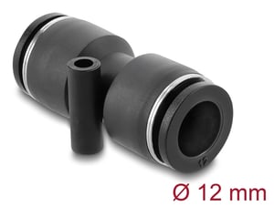 DeLOCK 60745 Pneumatikanschluss/Kupplung, schwarz, Metall, Kunststoff, Innengewinde, 1 Stück.