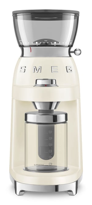 Smeg CGF03CREU 150 W Coffee Grinder, Cream