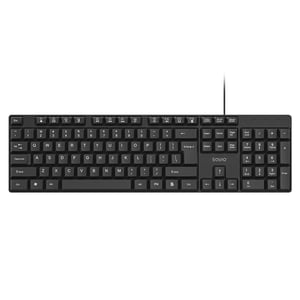 Savio KB-01 Tastatur für Zuhause/Büro, USB, QWERTY, US-Englisch, Schwarz